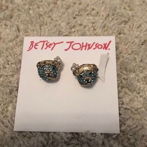 Betsey Johnson Bear Earrings